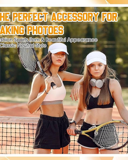 Silkfly 36 Pack Sun Visor Hats Adjustable Sports Athletic hat UV Protection Sun Visor Cap for Men Women Tennis Running Golf