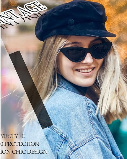 Joopin Polarized Cat Eye Sunglasses for Women Vintage Cateye Sun Glasses UV400 Protection