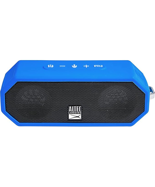 Altec Lansing LifeJacket H2O 4 - Waterproof Bluetooth Speaker, Durable & Portable Speaker with Voice Assistant, 10 Hour Battery Life & 100 Foot Range, Royal Blue