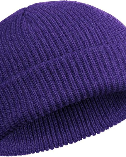 SATINIOR Trawler Beanie Watch Hat Roll-up Edge Skullcap Fisherman Beanie for Women Men