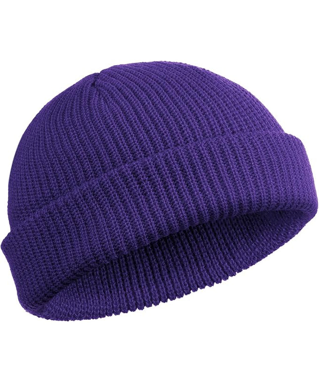SATINIOR Trawler Beanie Watch Hat Roll-up Edge Skullcap Fisherman Beanie for Women Men