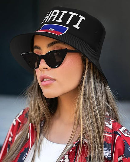 Funny Flag Bucket Hat for Men Women, Fisherman Hats Packable Fashion Sun Cap for Travel Outdoor Beach Boys Girls