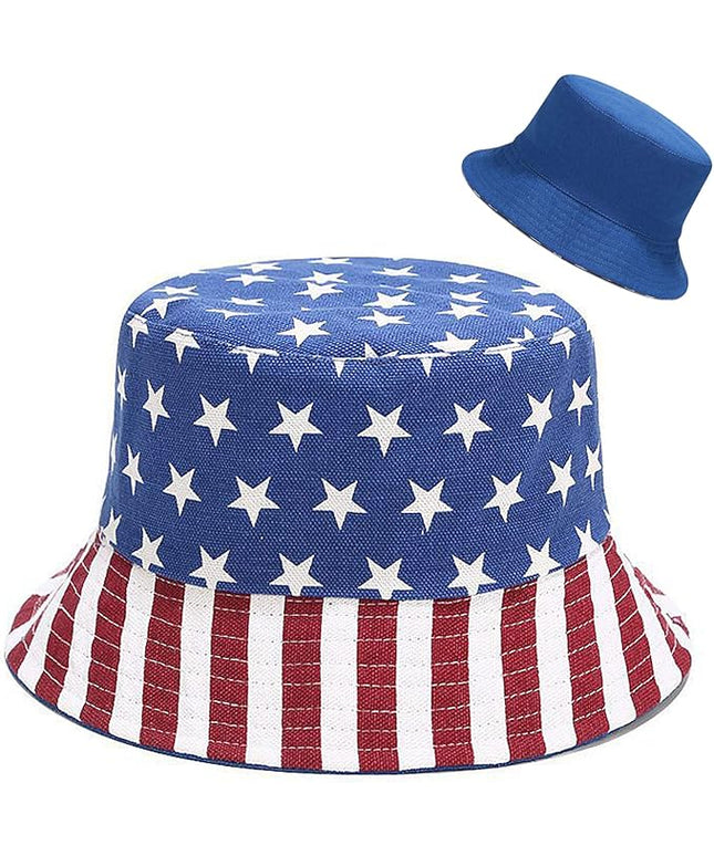 XYIYI Cute Bucket Hat Beach Fisherman Hats for Women, Reversible Double-Side-Wear