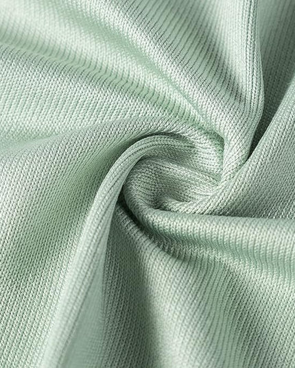 6 Pack Microfiber Glass Cleaning Cloth, 16 Inch X 16 Inch, Lint Free Quickly Clean Window, Glasses, Windshields, Mirrors, and Stainless Steel, Green