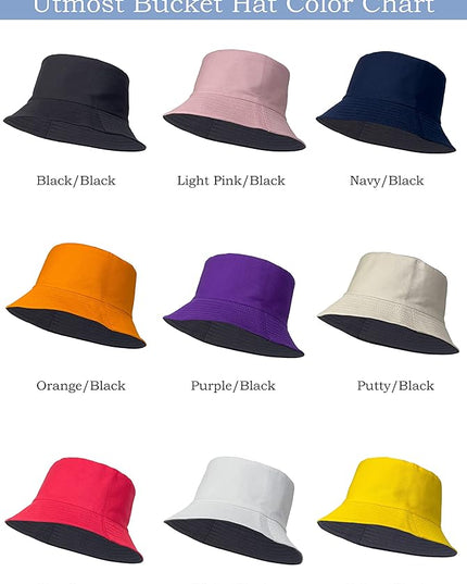 Utmost Bucket Hat | Two Tone Dual Color and Gradient Styles | Lightweight & Packable | Outdoor Summer Sun Hat