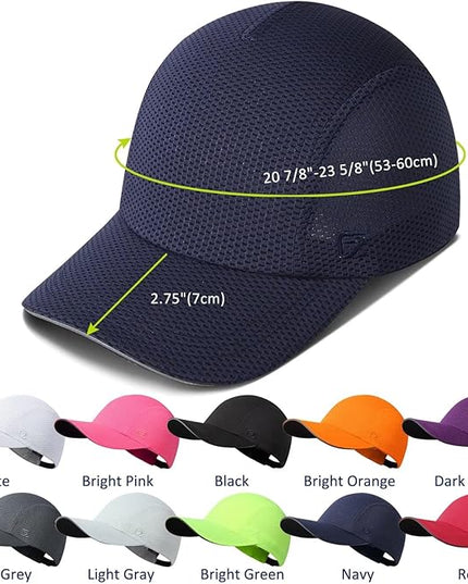 GADIEMKENSD Women's Race Day Running Cap Performance Mesh Hat - Excellent Ventilation, Lightweight, Reflective Safety