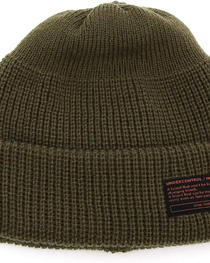 UNDERCONTROL Winter Trawler Fisherman Beanie Men Women Unisex Stylish Plain Docker Skull Hat Roll up Watch Cap Color Pack