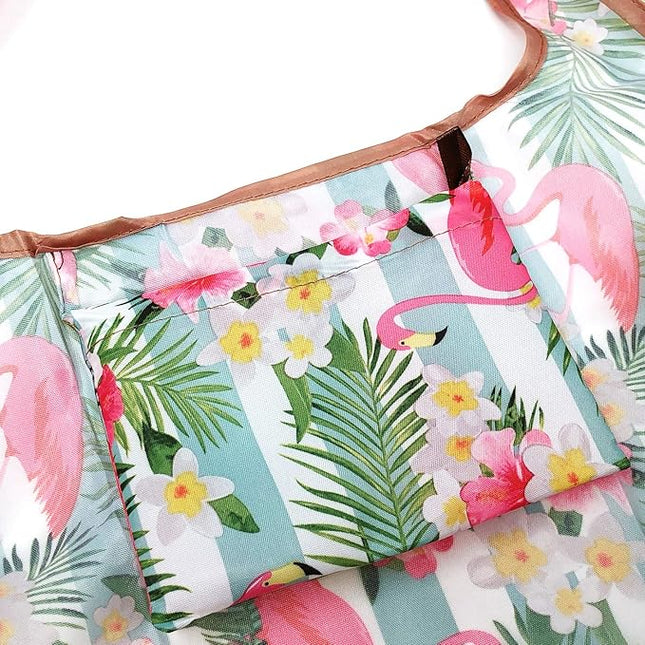 allydrew Large Foldable Tote Nylon Reusable Grocery Bags