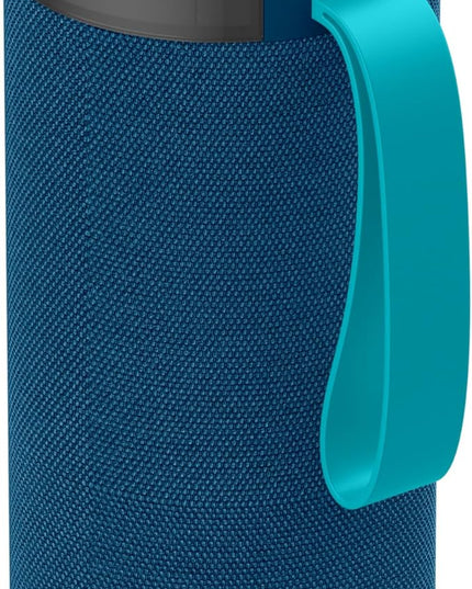 JLab Go Party Portable Bluetooth Speaker, Navy, 10 Watts of Power, 16+ Hours of Playtime, IP56 Waterproofing, Customizable RGB LED Lighting, Lab Sync Up to 100 Speakers, Custom Sound in-App