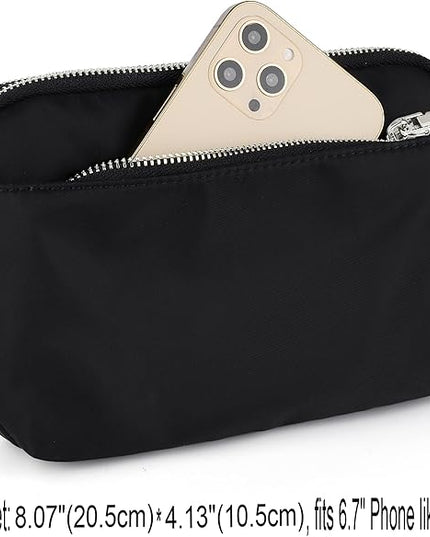 UTO Fanny Pack for Women Crossbody Trendy Fashion Belt Purse Chest Waist Hip Bumbag for Outdoor Shopping Travel Hiking