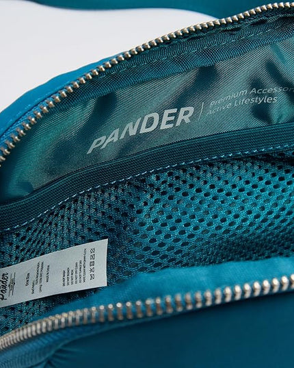 Pander Unisex Belt Bag Fanny Pack for Women with Adjustable Strap, Small Waist Pouch for Workout Running Traveling Hiking