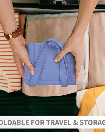 HOMESPON Large Canvas Tote Bag for Women Everything Bag with Pockets and Laptop Sleeve