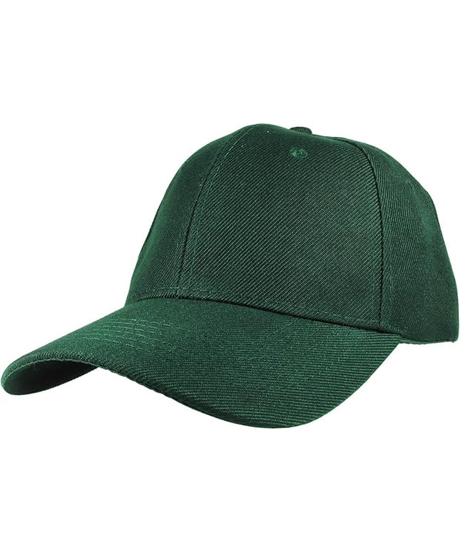 Gelante Adult Plain Baseball Cap Hat Classic Adjustable Size for All Seasons