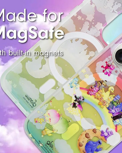 Sonix Protective Cases for iPhone 15 Pro | Compatible with MagSafe | 10ft Drop Tested | Care Bears x Sesame Street
