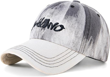 Trendy Unisex Graffiti Baseball Cap, Adjustable Cotton Baseball Cap for Men & Women, Athletic Streetwear Hat