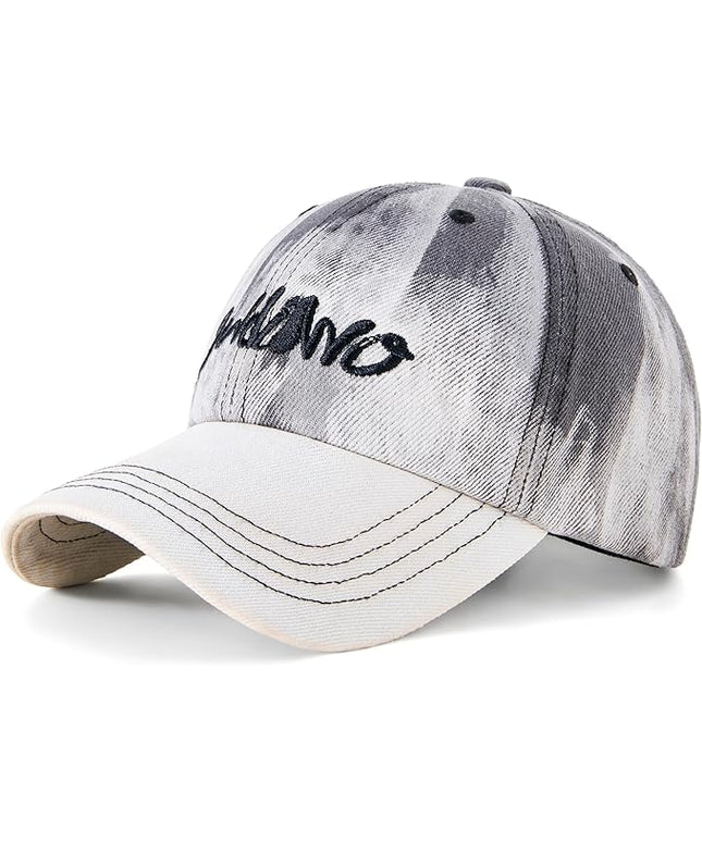 Trendy Unisex Graffiti Baseball Cap, Adjustable Cotton Baseball Cap for Men & Women, Athletic Streetwear Hat
