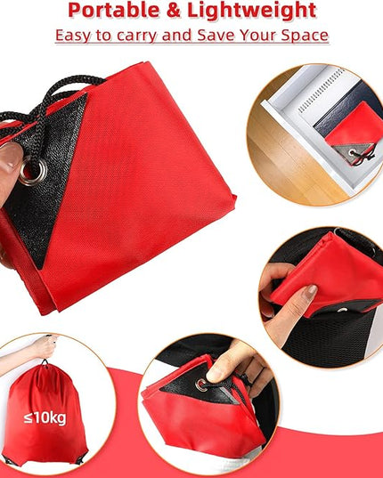 GoodtoU Drawstring Backpack Bulk, 20 Pcs Draw String Bags Cinch Bag Drawstring Gym Bag Sackpack Backpack for Women Men, Red