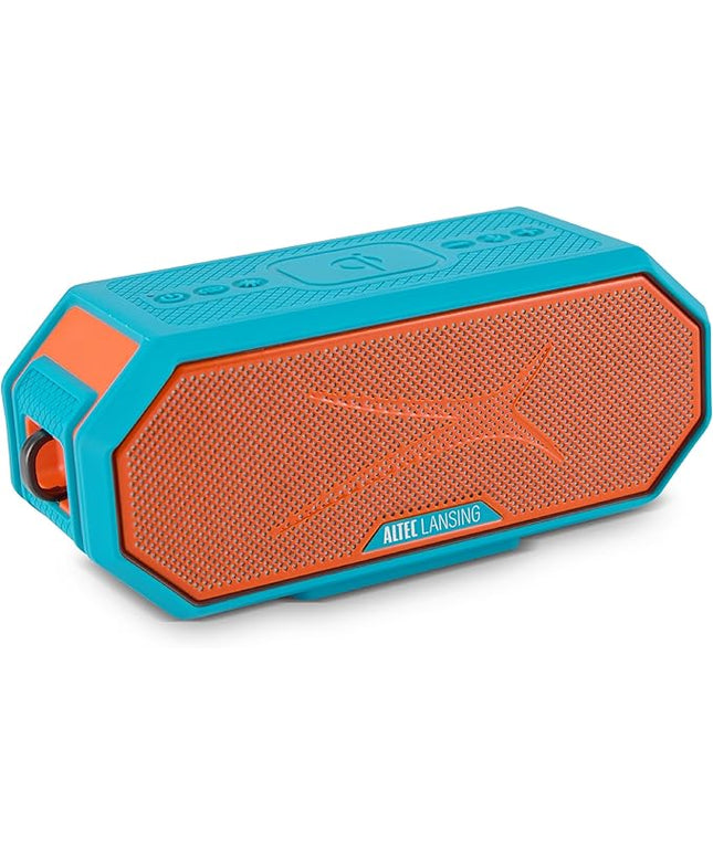 Altec Lansing - Portable Bluetooth Speaker HYDRABLAST 2.0, Waterproof IP67, 20W Output Power, Magnetic Bluetooth Speaker (Miami Dolphins)
