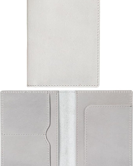 HIFA Leather Passport Holder, Handmade Passport Cover with Card and Ticket Slot - Genuine Leather, Elegant Design, Easy Access - Passport Case, Passport Wallet, Passport Holder