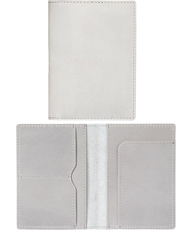 HIFA Leather Passport Holder, Handmade Passport Cover with Card and Ticket Slot - Genuine Leather, Elegant Design, Easy Access - Passport Case, Passport Wallet, Passport Holder