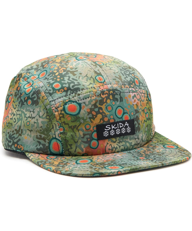 Skida 5 Panel Cap Outdoor UPF Sun Protection Wide Brim Camp Hat Running, Hiking, Golf, Pickleball, Beach Outings