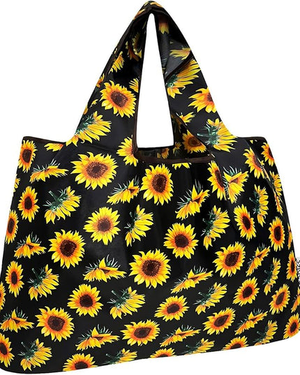 allydrew Large Foldable Tote Nylon Reusable Grocery Bags