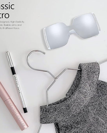 The Fresh Women's Oversized Square Jackie O Cat Eye Hybrid Butterfly Fashion Sunglasses - Exquisite Packaging