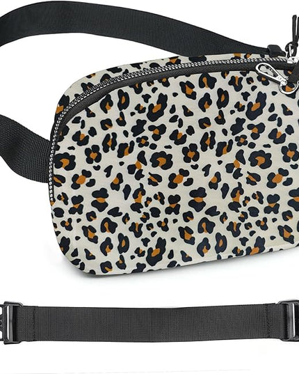 Mini Belt Bag for Women, RFID Small Fanny Pack, Womens Fashion Waist Packs with Extender Strap, Crossbody Bum Bags