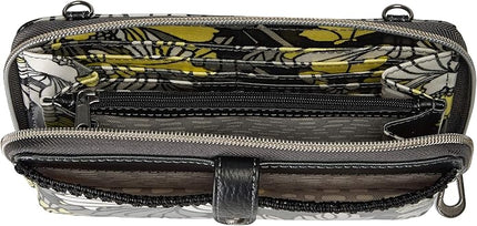 Sakroots Artist Circle Smartphone Crossbody in Coated Canvas, Detachable Wristlet Strap