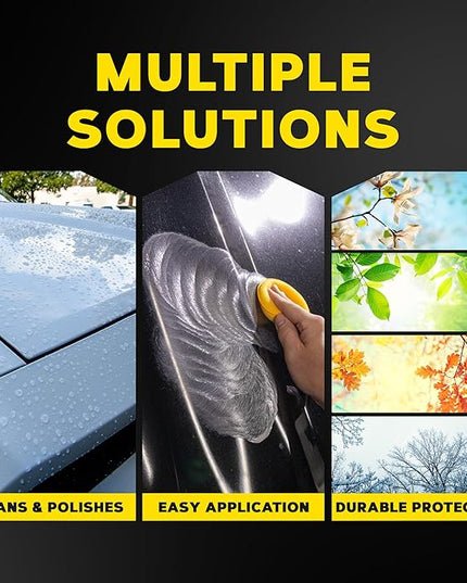 Meguiar's Cleaner Wax - Liquid Car Wax, Cleans, Polishes and Protects Your Vehicle - Easy to Use, Long-lasting Shine - 16 Oz