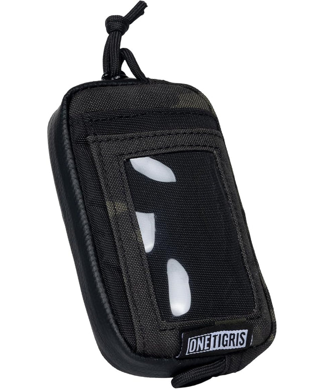 OneTigris Front Pocket Wallet with Zippers Small Coin Purse Tactical Wallet Nylon Minimalist Wallet for Men Women