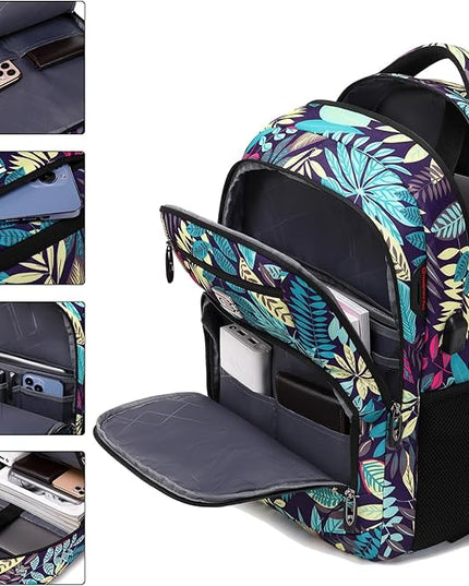 Laptop Backpack,Business Travel Anti Theft Slim Durable Laptops Backpack with USB Charging Port,Water Resistant College Computer Bag for Women & Men Fits 15.6 Inch Laptop and Notebook