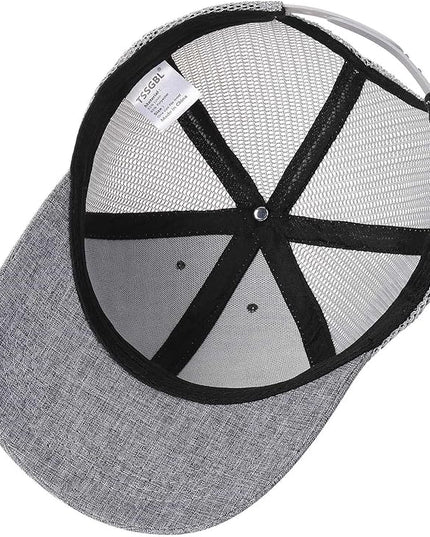 TSSGBL M, L, XL, XXL Snapback Trucker Hats Baseball Caps Adjustable Blank Mesh Back Ball Caps for Men Women