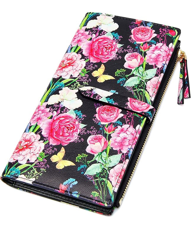 KUKOO Small Crossbody Bag Cell Phone Purse Wallet with Credit Card Slots for Women