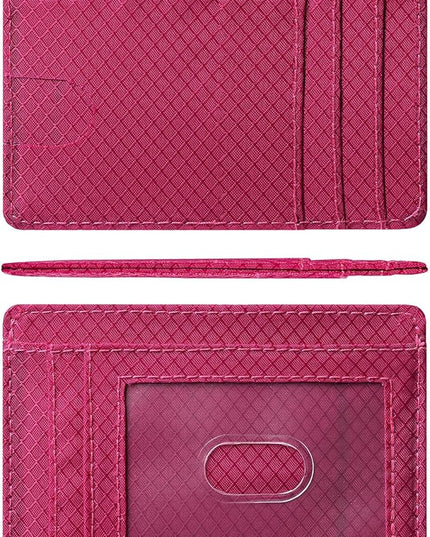 Artpaxy Slim Wallet for Men & Women, Minimalist Front Pocket Card Holder for Travel, RFID Blocking, Water Resistant Nylon Wallet for ID & Cash & Credit Card