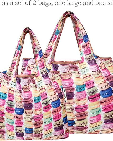 allydrew Large Foldable Tote Nylon Reusable Grocery Bags