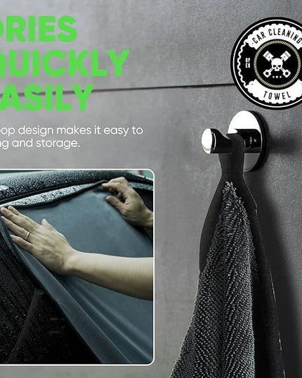 KKV 2-Pack Microfiber Towels (35"x 24") Extra Large Ultra Absorbent Drying Towel for Cars and Trucks, Without Streaks, Scratches, or Water Spots