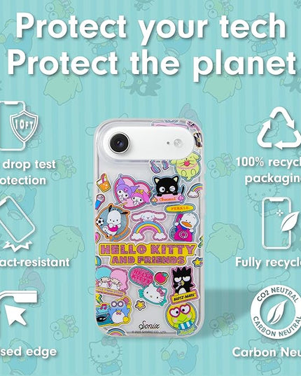 Sonix x Sanrio Case for iPhone 17 Air | Compatible with MagSafe | 10ft Drop Tested | Hello Kitty and Friends Stickers