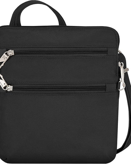 Travelon Anti-theft Classic Slim Double Zip Crossbody