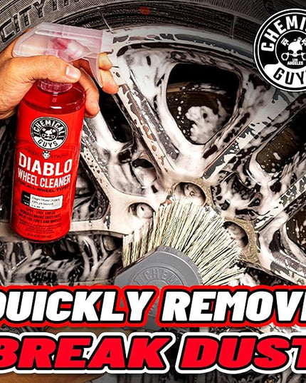 Chemical Guys Diablo Wheel Cleaner Spray - 2 Pack 16 oz Bottles, Safe on All Wheel & Rim Finishes, Sprayable Formula Removes Brake Dust, Dirt & Grime, Car Care for Trucks, SUVs, Motorcycles & RVs