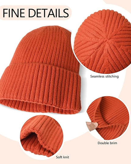 HiRui Knit Beanie for Men Women Kids, Winter Hats Warm Classic Daily Skull Caps