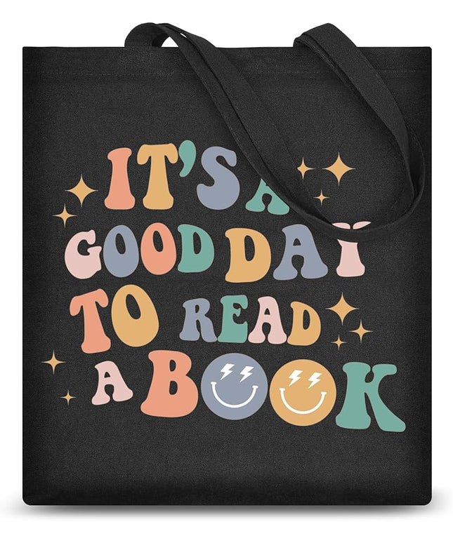 AUSVKAI Canvas Tote Bag Aesthetic for Women, Cute Cloth Cotton Bags for College Shopping Beach Grocery and Trendy Gifts