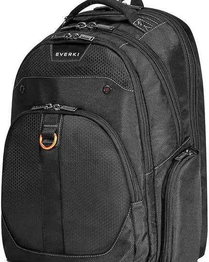EVERKI Atlas 29.5L Business Laptop Backpack – Travel Backpack for Women & Men, Work/Travel Bag, Laptop Bag Fits 15.6-Inch, Backpack for Women, Men’s Laptop Bags – Black (EKP121S15)