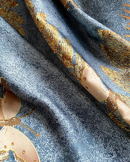 Fashion Scarves Scarf 100% Silk Feeling Scarf Silk Like Scarves Long Lightweight Sunscreen Shawls for Women