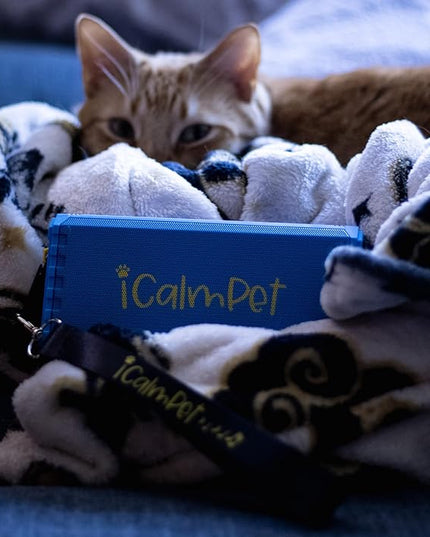 Cool Cat Gold Pak | iCalmPet Ruff 'n Ready Portable Speaker with 3-hr MicroSD Cat Calming Classical