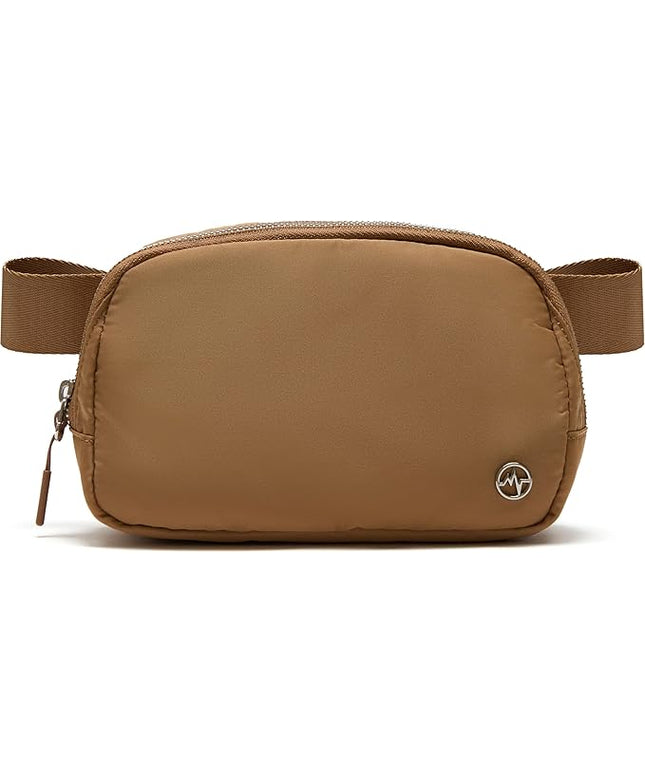 Pander Unisex Belt Bag Fanny Pack for Women with Adjustable Strap, Small Waist Pouch for Workout Running Traveling Hiking