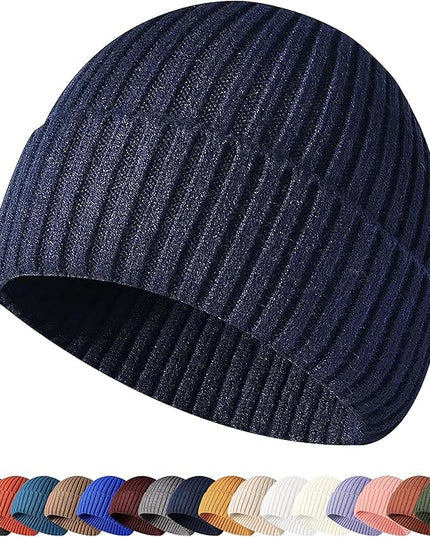 HiRui Knit Beanie for Men Women Kids, Winter Hats Warm Classic Daily Skull Caps