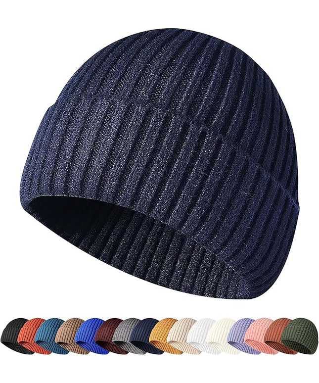 HiRui Knit Beanie for Men Women Kids, Winter Hats Warm Classic Daily Skull Caps
