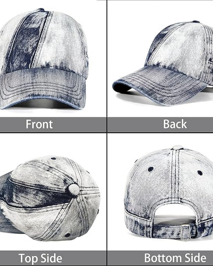 Trendy Unisex Graffiti Baseball Cap, Adjustable Cotton Baseball Cap for Men & Women, Athletic Streetwear Hat