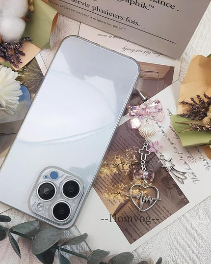 1-4PCS Cute Phone Charms Aesthetic Y2K Cell Phone Charms Strap Strawberry Butterfly Star PhoneCharm Y2K Accessories for Bag Keychain Airpods Camera Pendants Decor